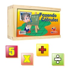 FAZENDO CÁLCULOS COM 24 PEÇAS EM MDF